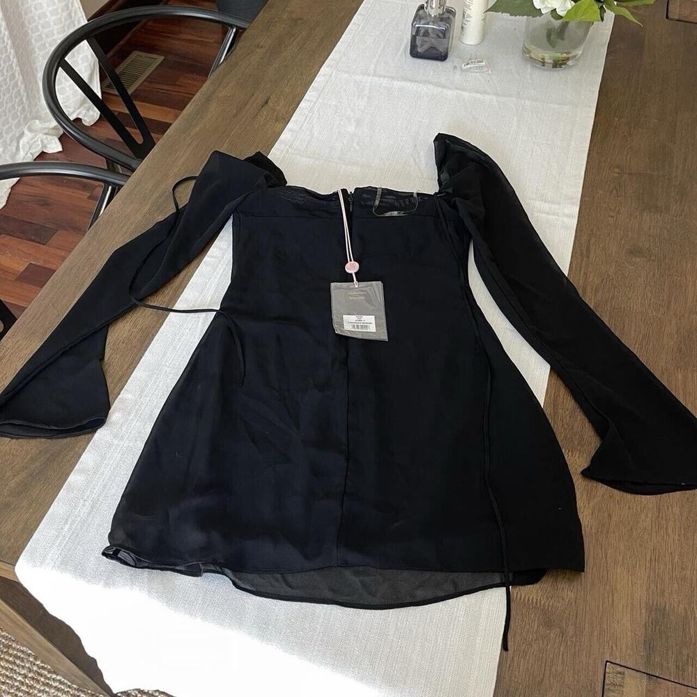 house of cb babydoll black dress - Picture 7 of 8
